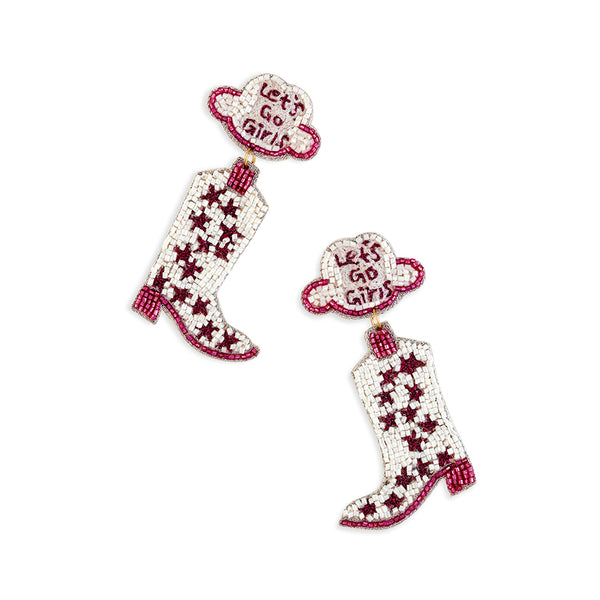 Let’s Go Girls Earrings In Red