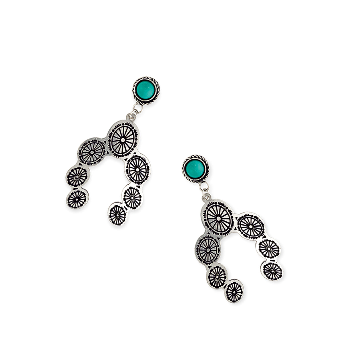 Horseshoe Concho Earrings - Myra USA