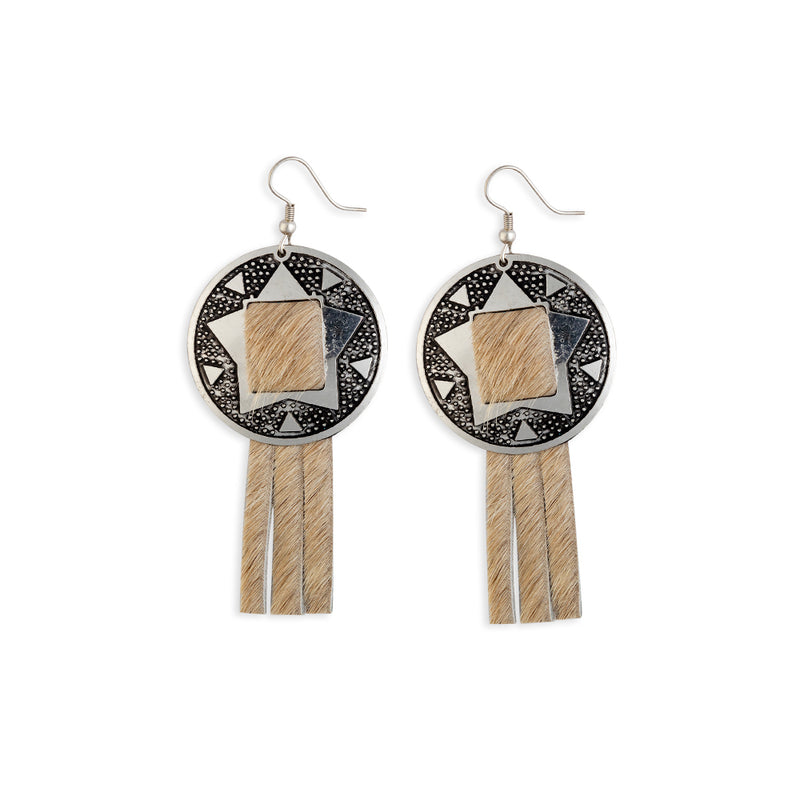 Guide Star Medallion Earrings