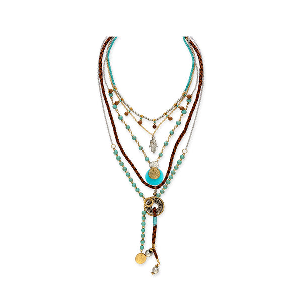 Southwest Spirit Multistrand Necklace - Myra USA