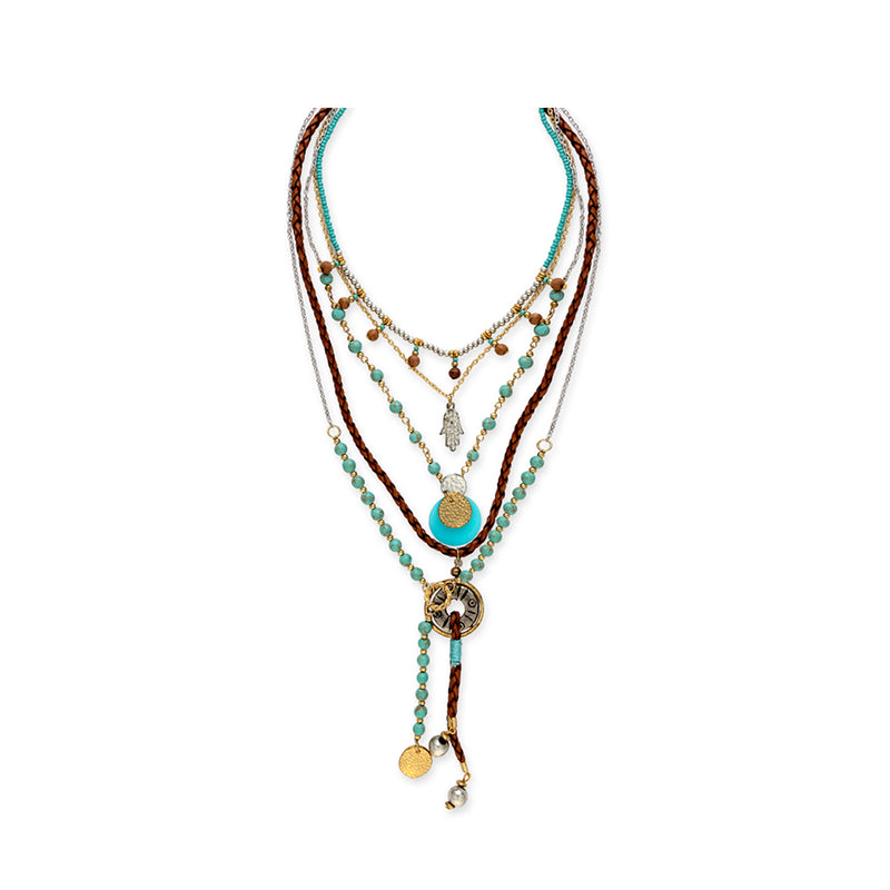 Southwest Spirit Multistrand Necklace