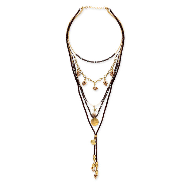 Soothing Shores Multistrand Necklace - Myra USA