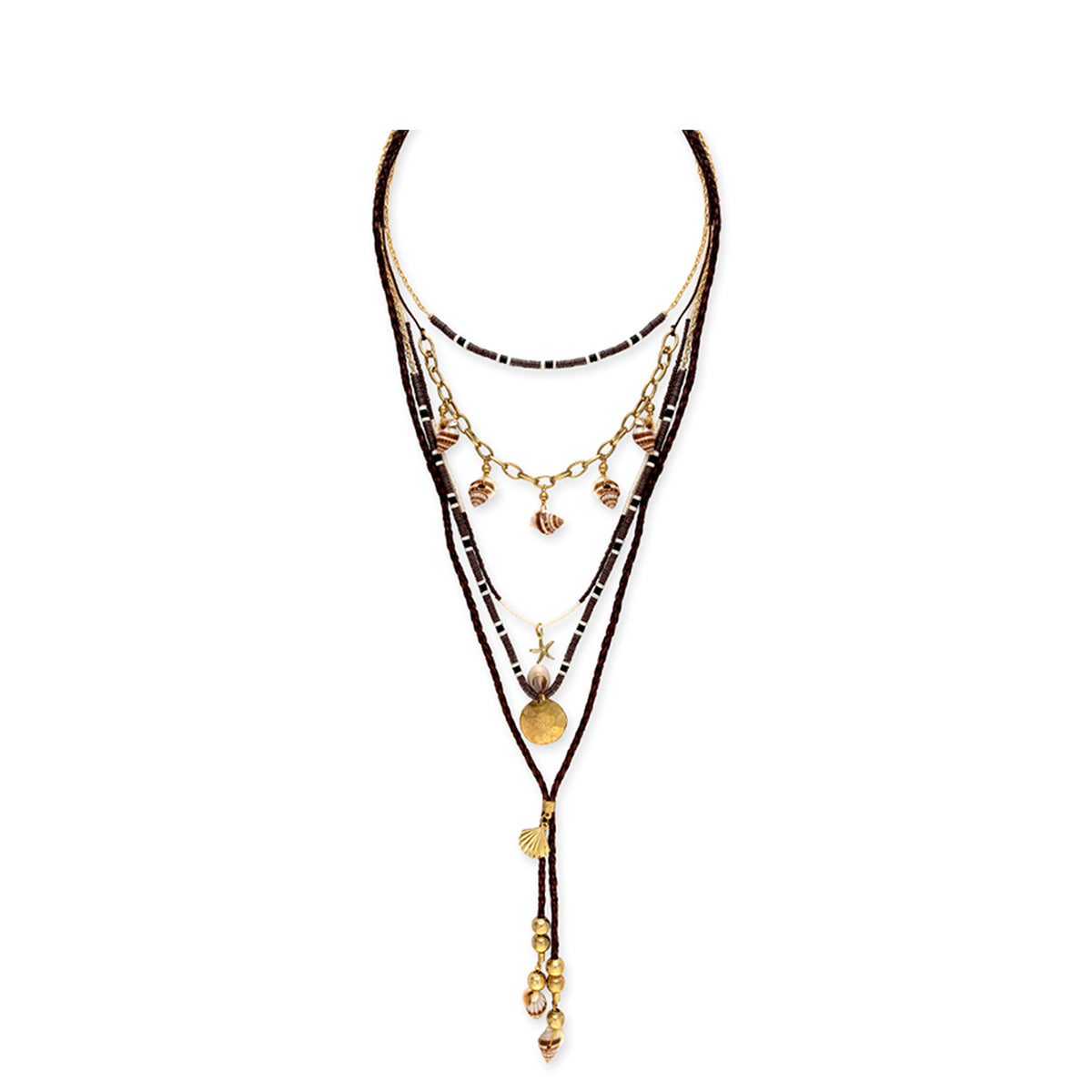 Soothing Shores Multistrand Necklace - Myra USA
