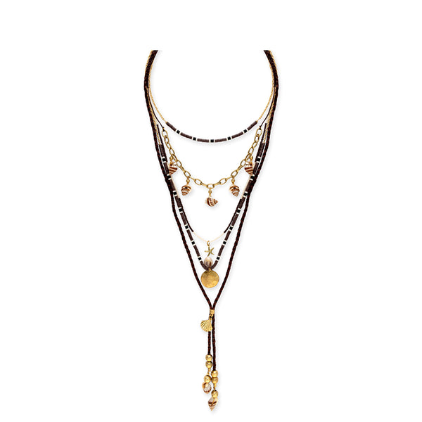 Soothing Shores Multistrand Necklace - Myra USA