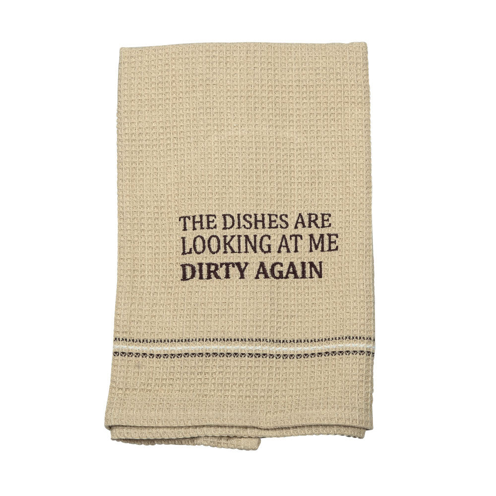 DIRTY AGAIN DISH TOWEL  SET OF 2''