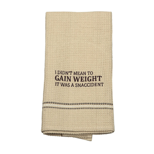 GAIN WEIGHT DISH TOWEL SET OF 2 - Myra USA