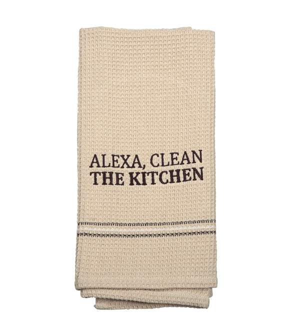 CLEAN THE KITCHEN DISH TOWEL " SET OF 2 "