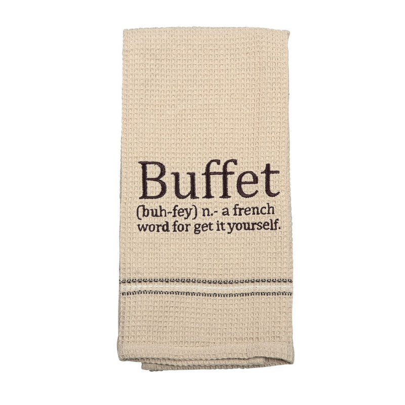 BUFFET DISH TOWEL  SET OF 2