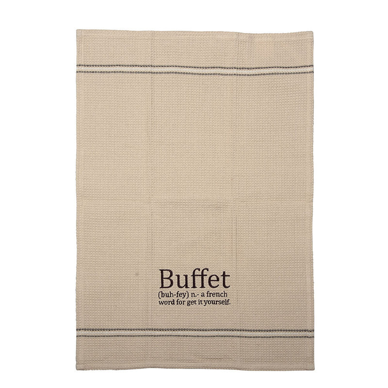 BUFFET DISH TOWEL  SET OF 2