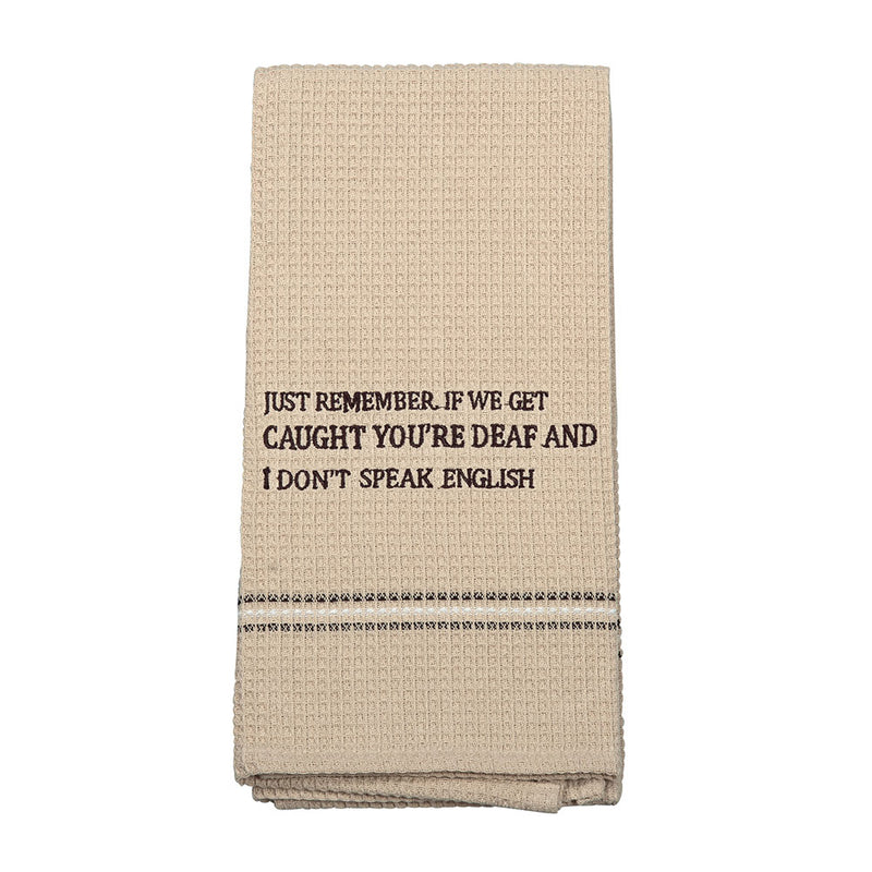 JUST REMEMBER DISH TOWEL  '' SET OF 2 "