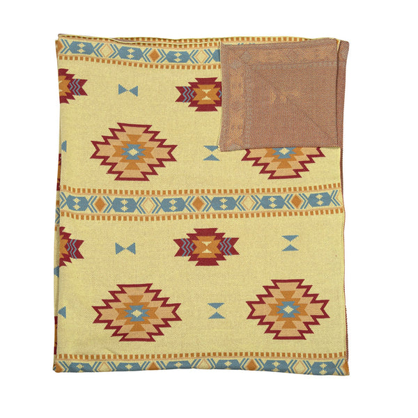Paint Flower Meadow Throw In Yellow - Myra USA