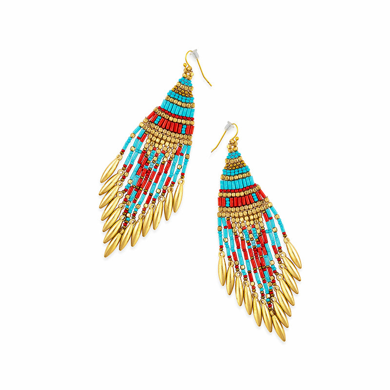 Dream Flow Beaded Earrings