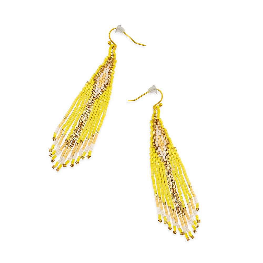 Sun Cast Beaded Earrings - Myra USA