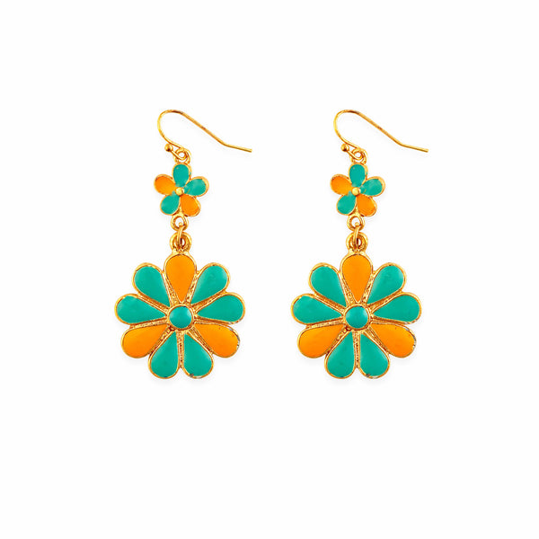Sun Mesa Flower Earrings - Myra USA