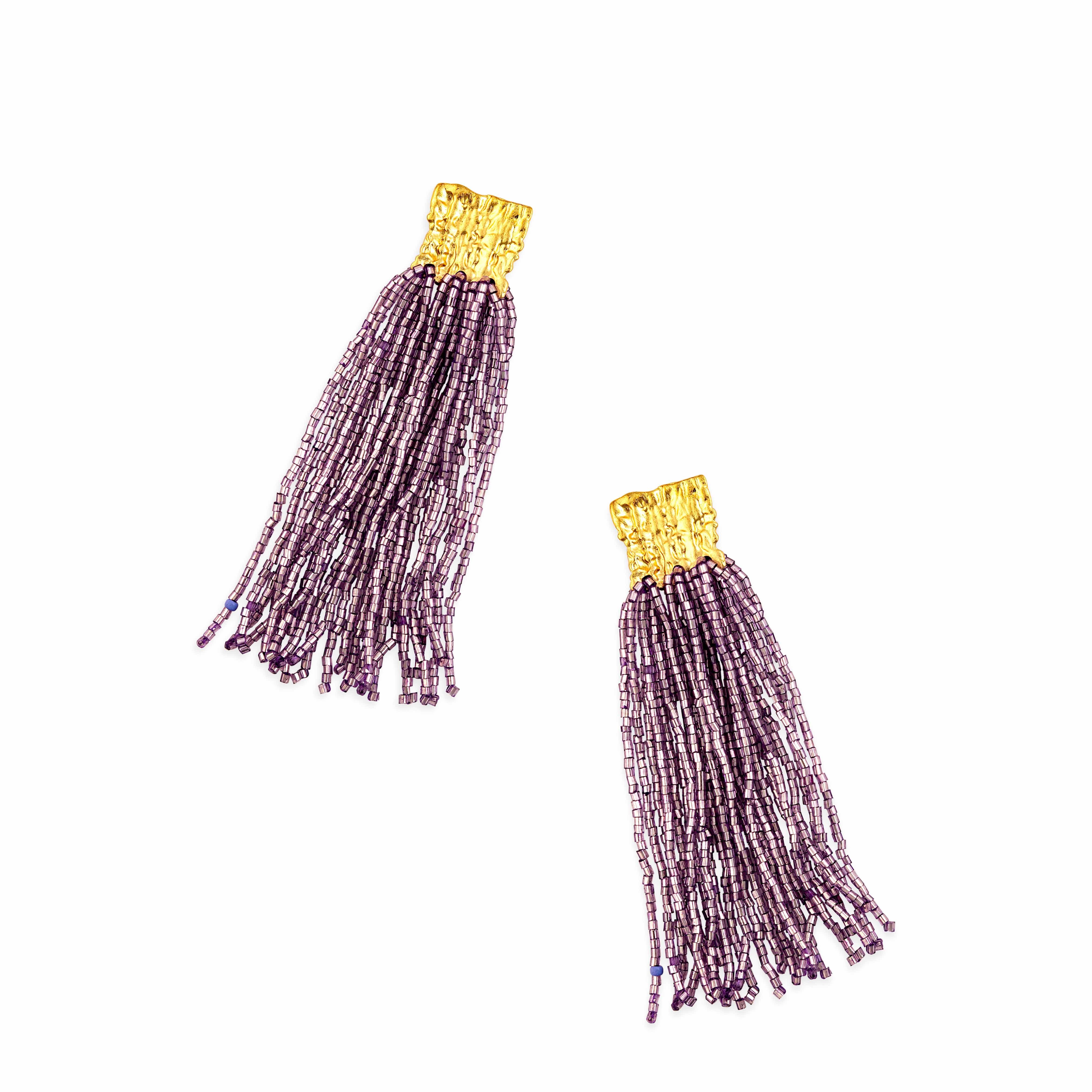 Heart's Passion Beaded Earrings - Myra USA