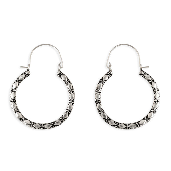 Colette Silver Hammered Earrings