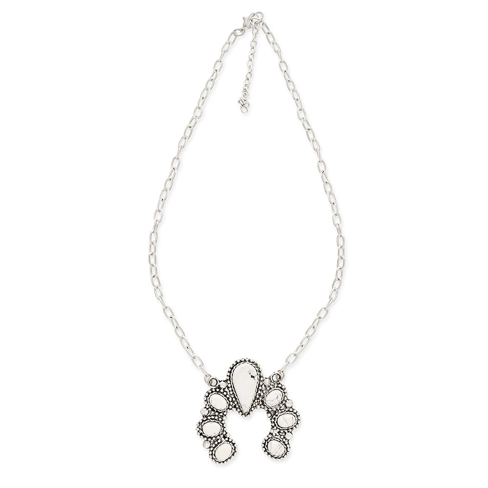 Selena Trail Squash Blossom Necklace - Myra USA