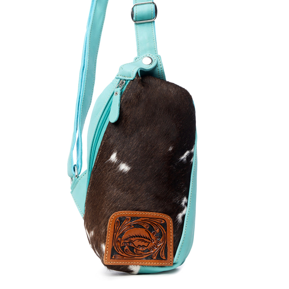 Robnette Ranch Fanny Pack Bag In Turquoise - Myra USA