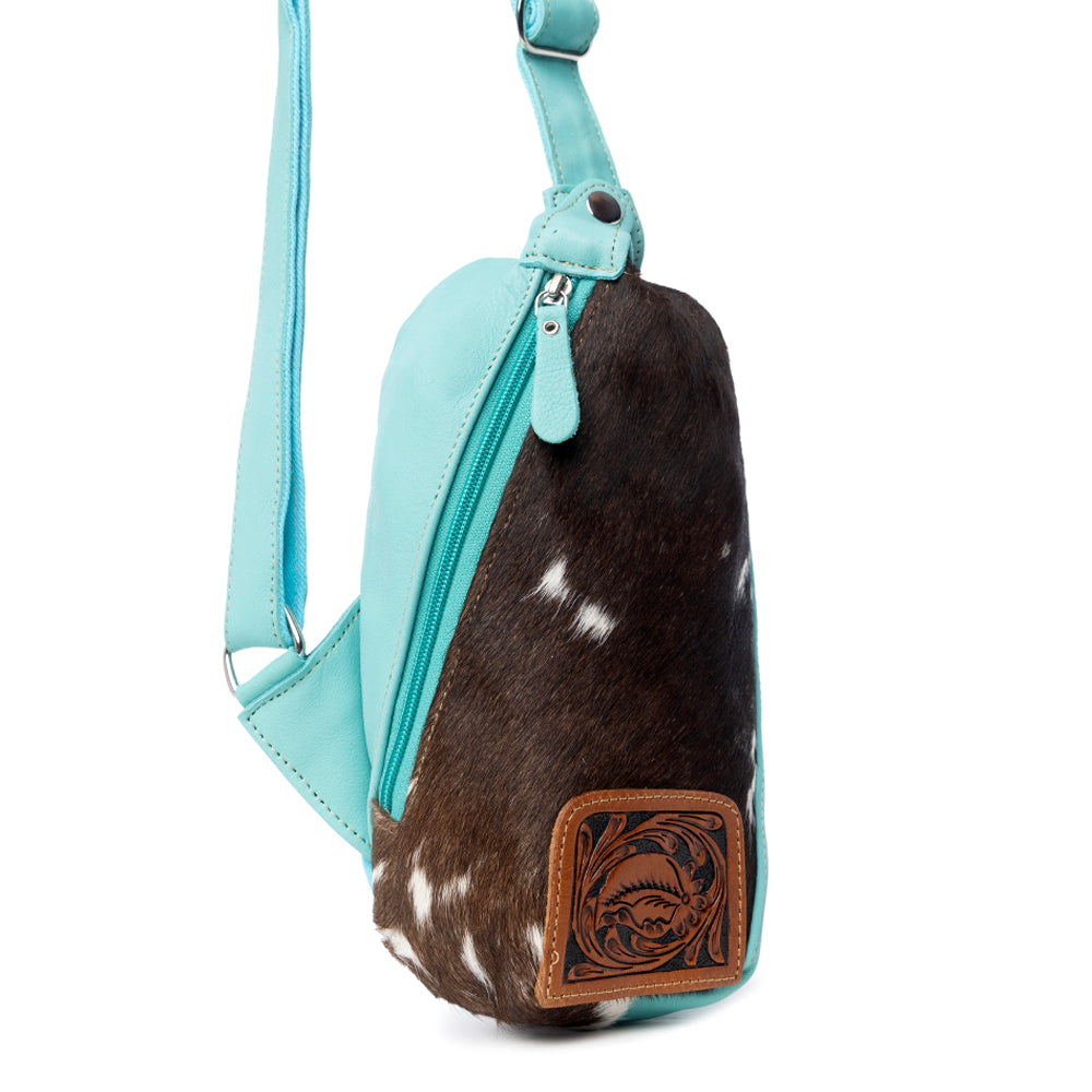 Robnette Ranch Fanny Pack Bag In Turquoise - Myra USA