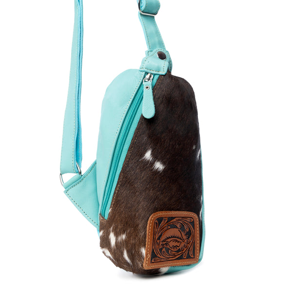 Robnette Ranch Fanny Pack Bag In Turquoise - Myra USA