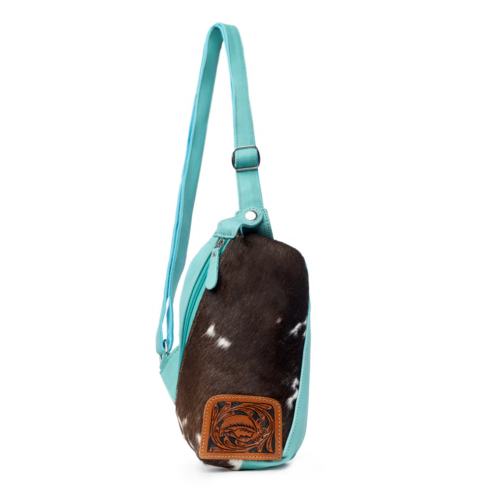 Robnette Ranch Fanny Pack Bag In Turquoise - Myra USA