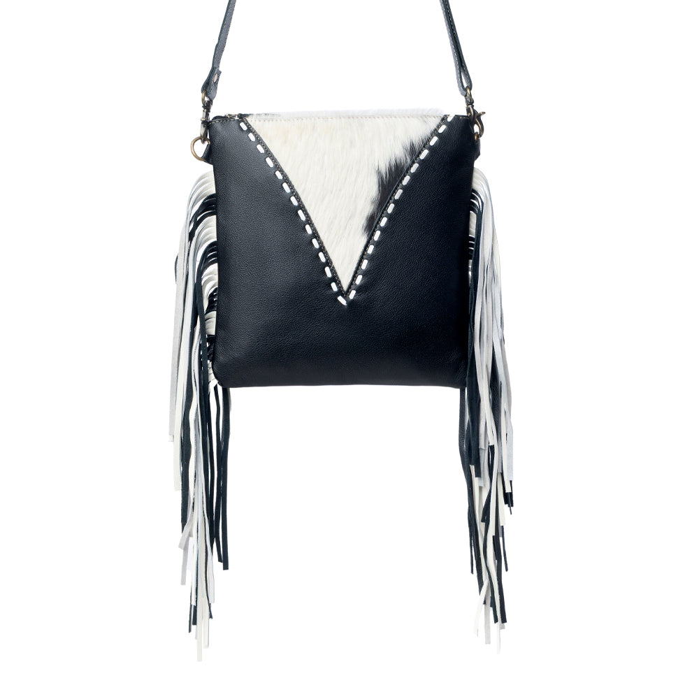 Myra Chilton Draw Hairon Concealed Carry Bag – Stylish Cowhide & Leather Crossbody with Adjustable Leather Strap - Myra USA