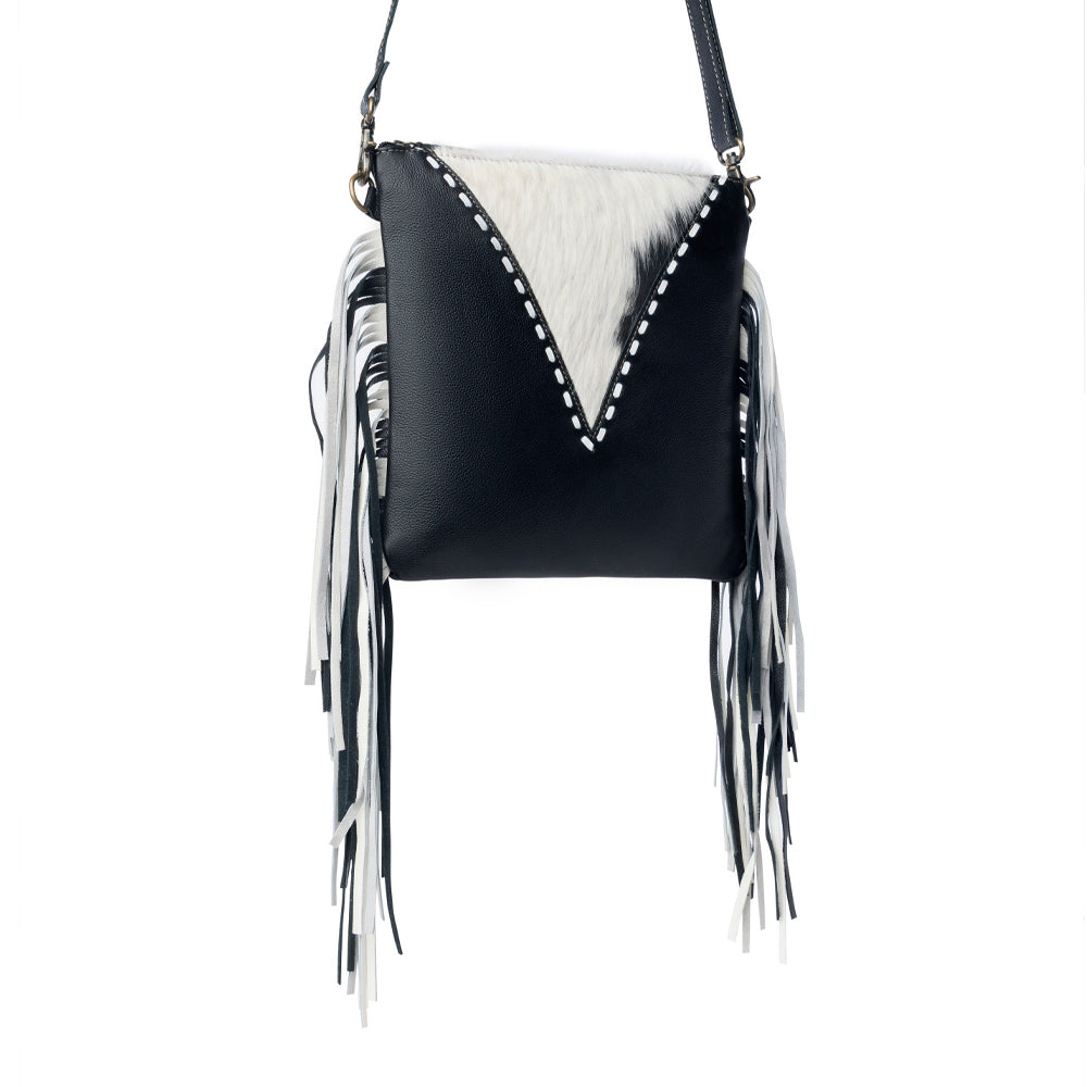 Myra Chilton Draw Hairon Concealed Carry Bag – Stylish Cowhide & Leather Crossbody with Adjustable Leather Strap - Myra USA