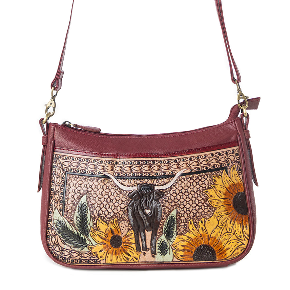 On the Trail Home Hand-tooled Bag - Myra USA