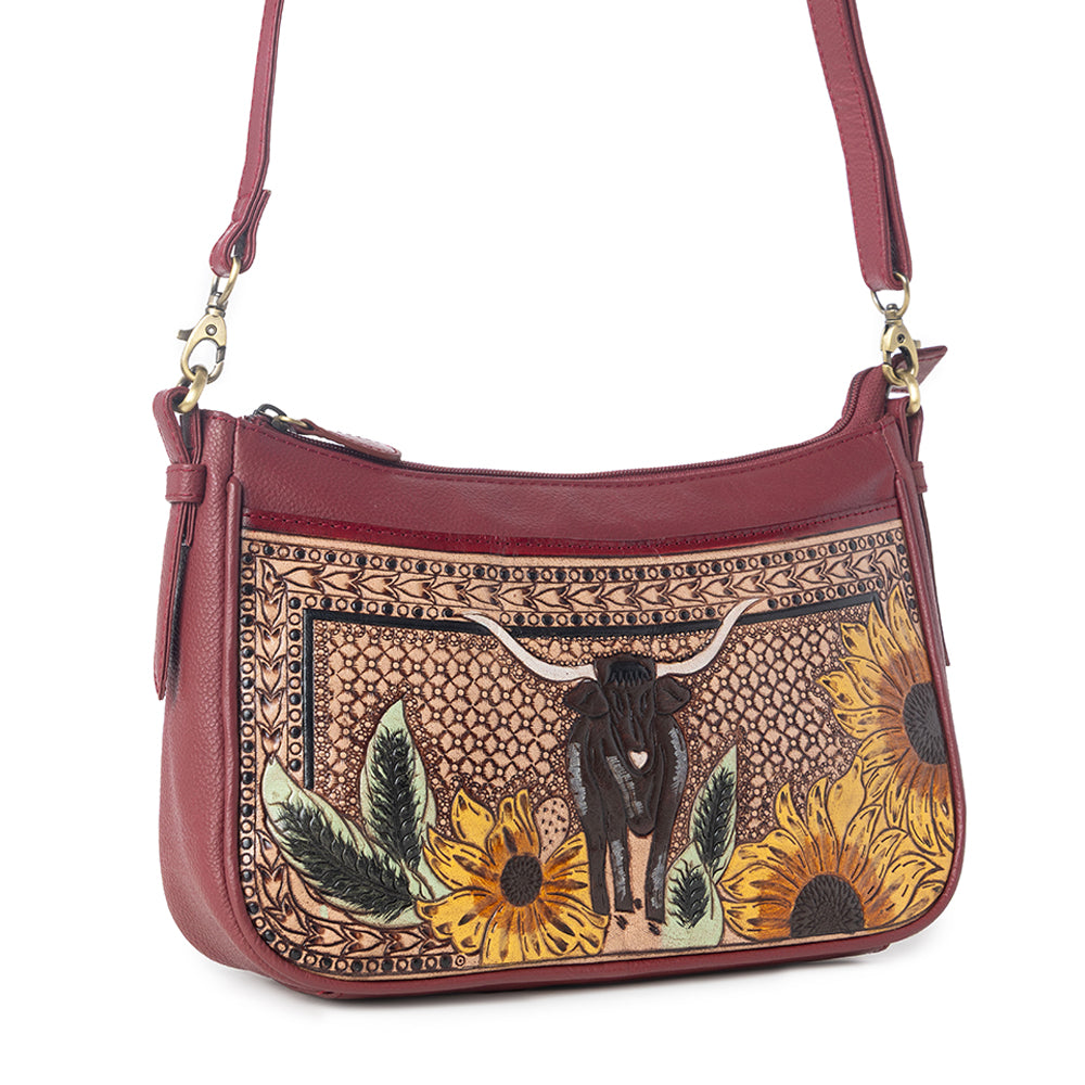 On the Trail Home Hand-tooled Bag - Myra USA