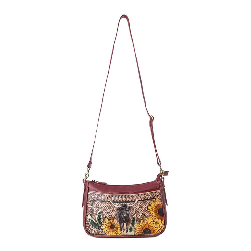 On the Trail Home Hand-tooled Bag - Myra USA
