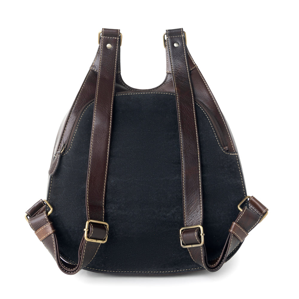Daisy Hill Trail Hand-tooled Backpack Bag - Myra USA