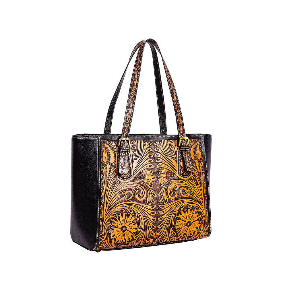Canyon Meadows Hand-tooled Bag - Myra USA