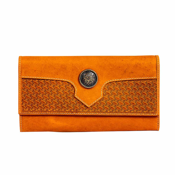 Winsome Trail Hand-tooled Wallet - Myra USA