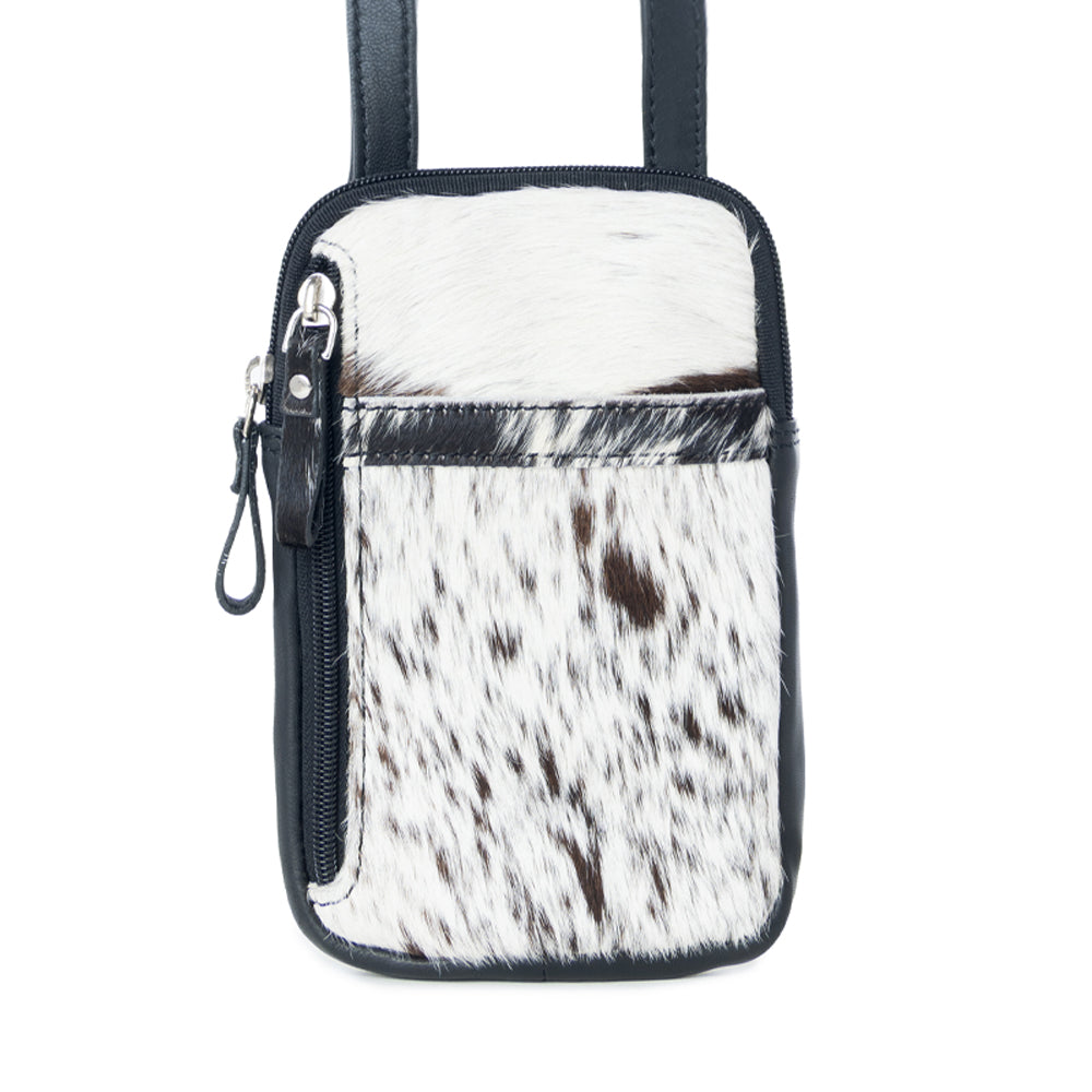 Carlisle Bluff Leather & Hairon Bag - Myra USA