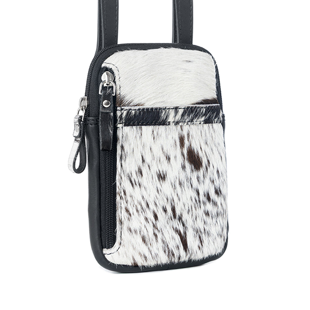 Carlisle Bluff Leather & Hairon Bag - Myra USA