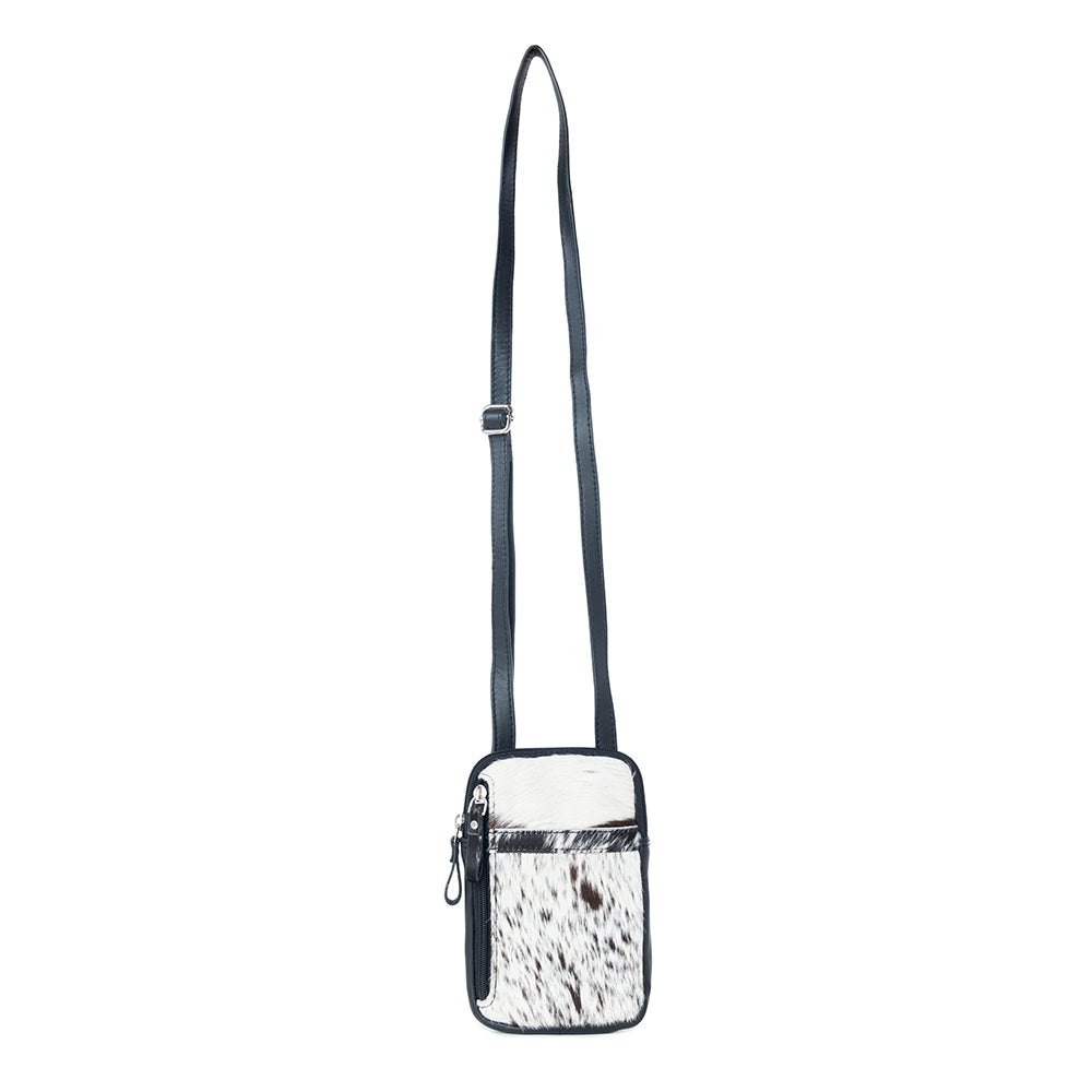Carlisle Bluff Leather & Hairon Bag - Myra USA