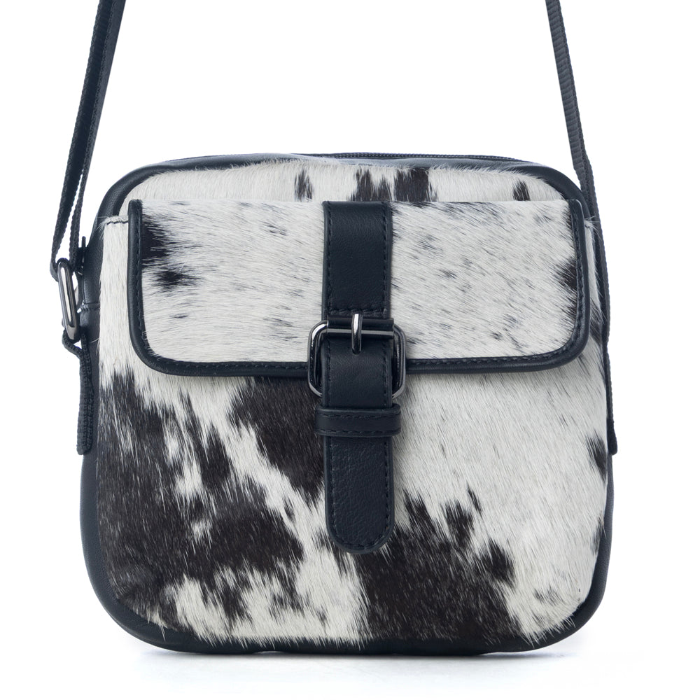 Carlisle Bluff Leather & Hairon Bag