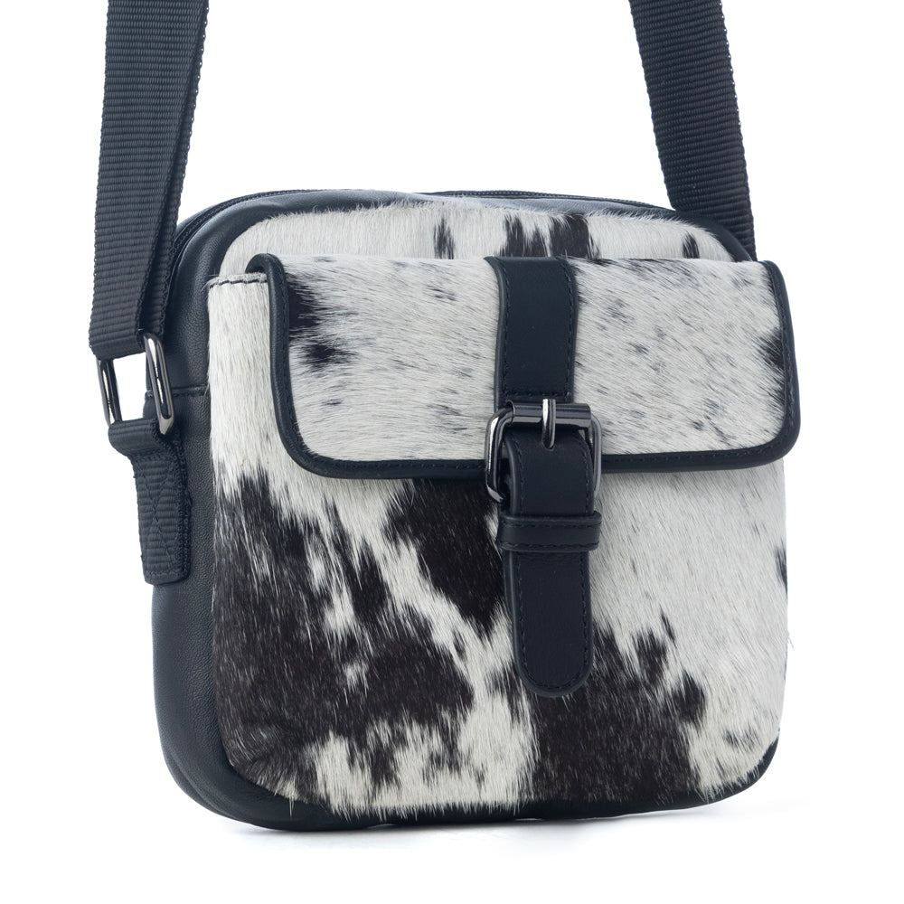 Carlisle Bluff Leather & Hairon Bag