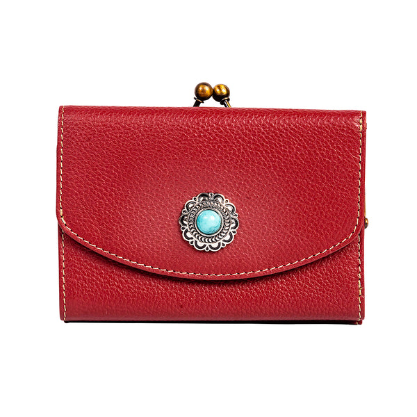 Gypsum Trail Coin Purse in Red - Myra USA
