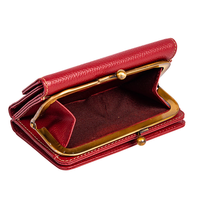 Gypsum Trail Coin Purse in Red