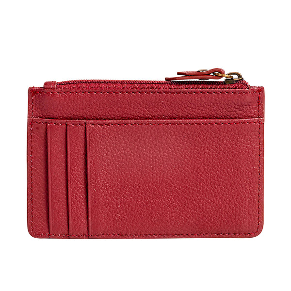 Foothill Creek Double Credit Card Holder in Red