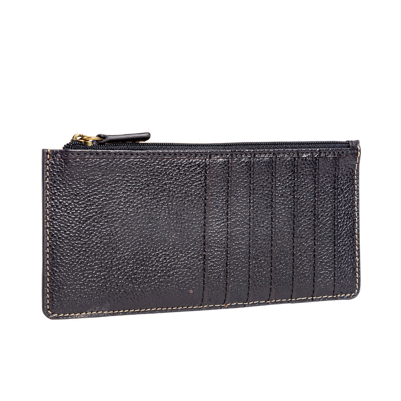 Foothill Creek Long Credit Card Holder in Ebony