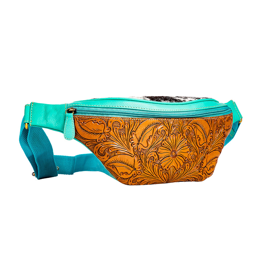 Tylersburg Hand-tooled Fanny Pack Bag - Myra USA