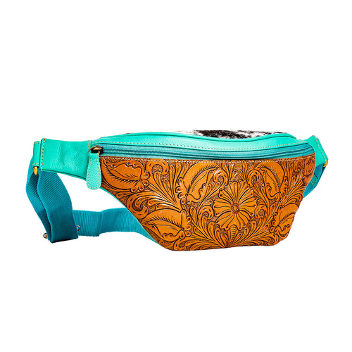 Tylersburg Hand-tooled Fanny Pack Bag - Myra USA