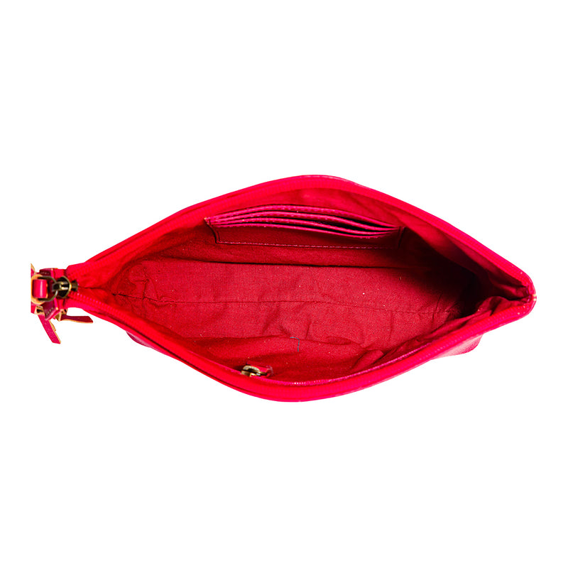 Clarendon Pouch in Red
