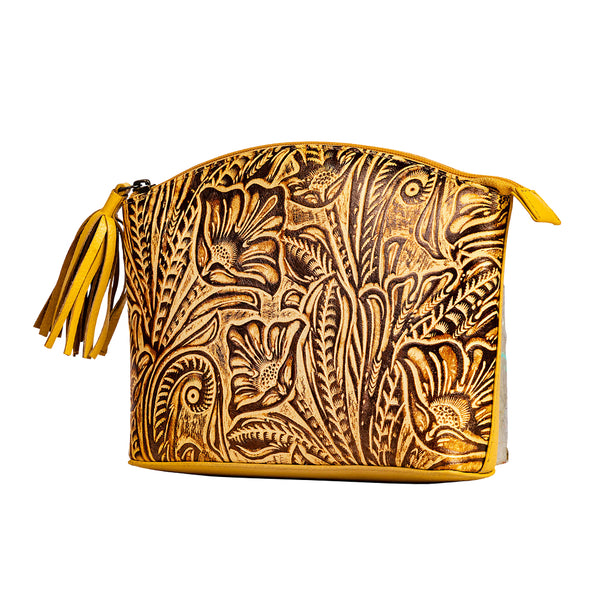 Clarendon Pouch in Yellow - Myra USA