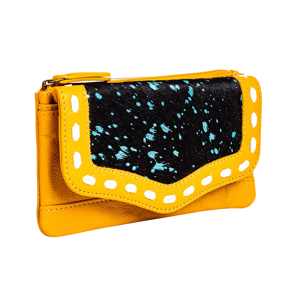 Skyviews Wallet in Yellow - Myra USA