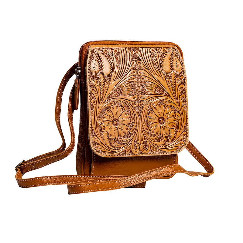 Ranch Trail Hand-Tooled Bag