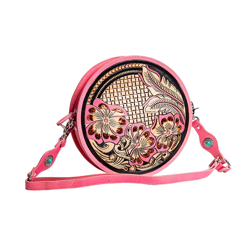 Buy Beige Round Shoulder Handbag for Women, Crochet Large Bag, Handwoven  Circle Bag, Knitted Boho Bag Crossbody, Handmade Unique Hippie Purse Online  in India - Etsy