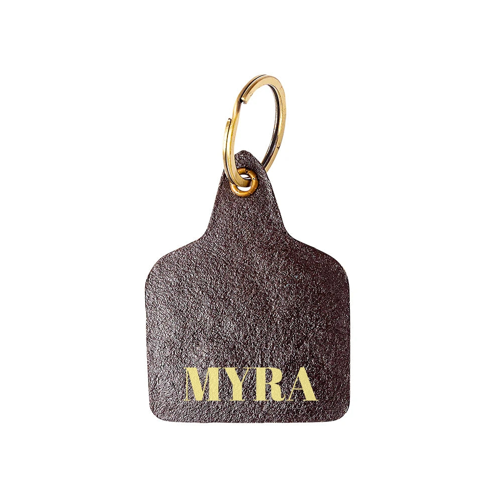 Bella Sophia Hand-tooled Key Fob - Myra USA